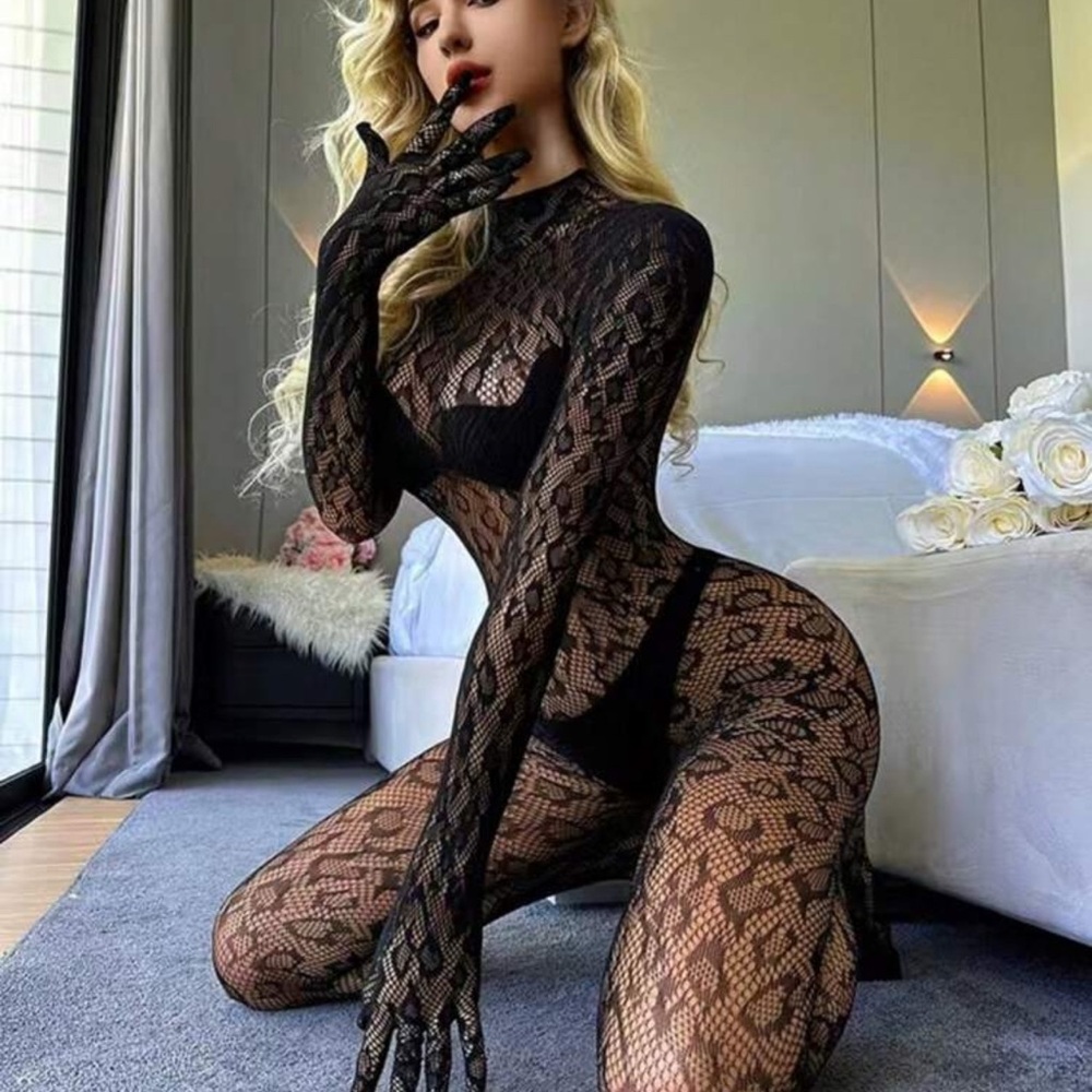 Black Lace Bodysuit